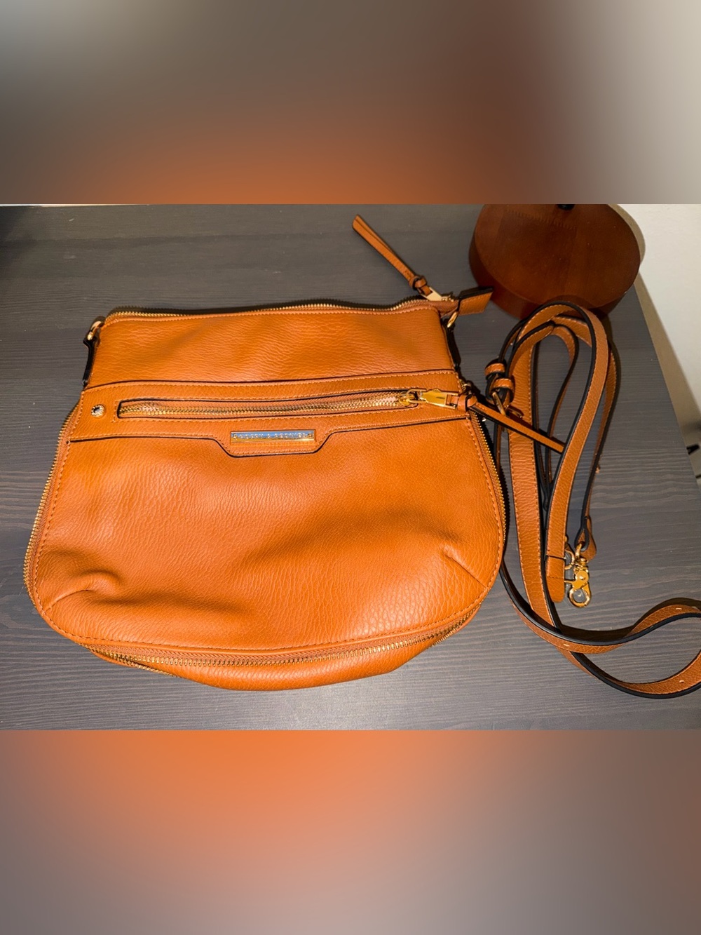 Poppy & Peonies the EVERYDAY CROSSBODY cognac